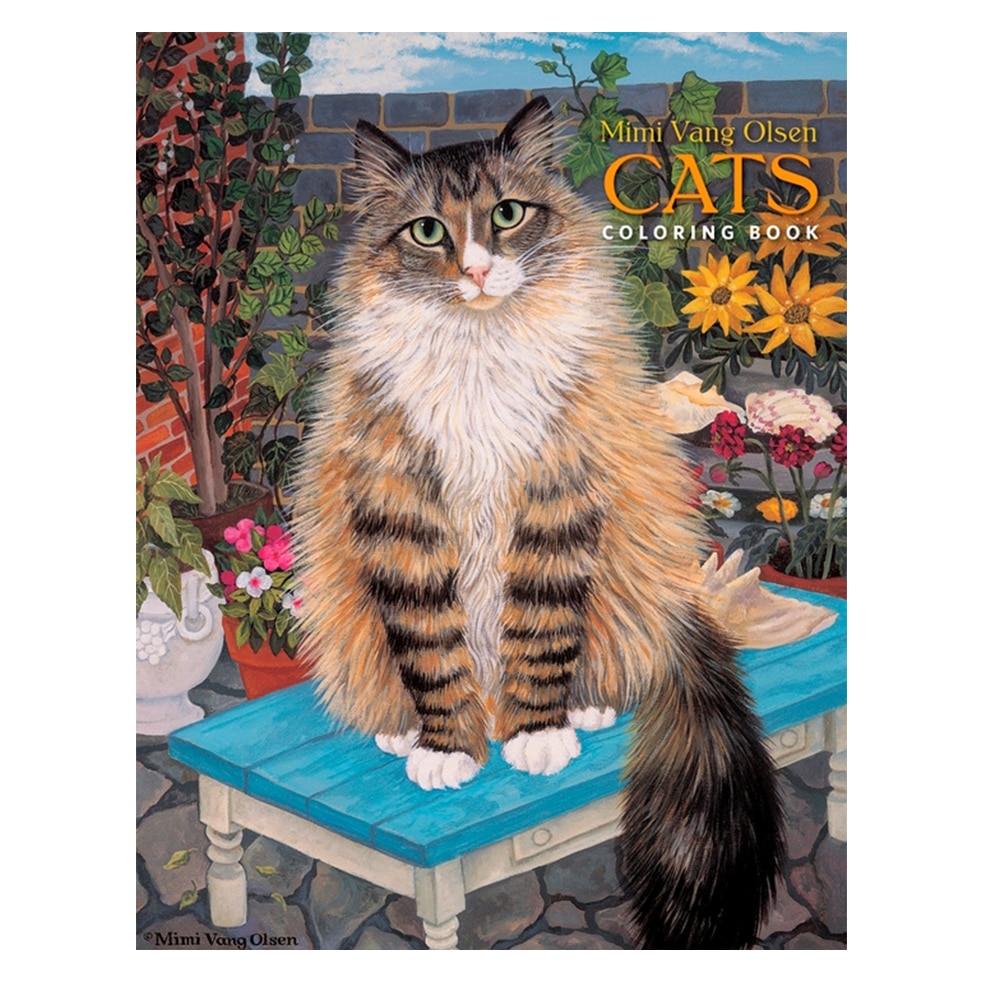 Pomegranate, Coloring Books, Art & School, Mimi Vang Olsen Cats, 1317